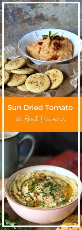 Sun-Dried Tomato & Basil Hummus