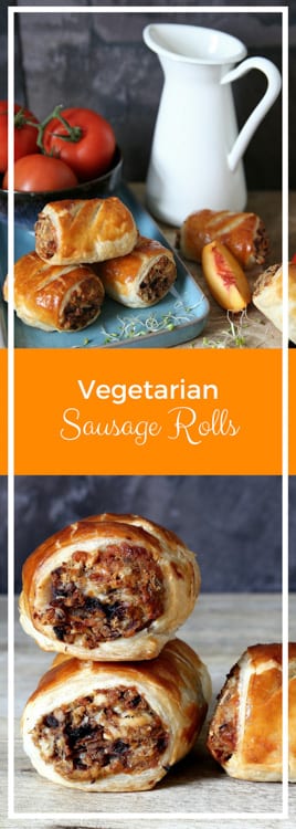 Meat free sausage rolls - unbelievably delicious when warm and no strange gristly bits! | thecookandhim.com