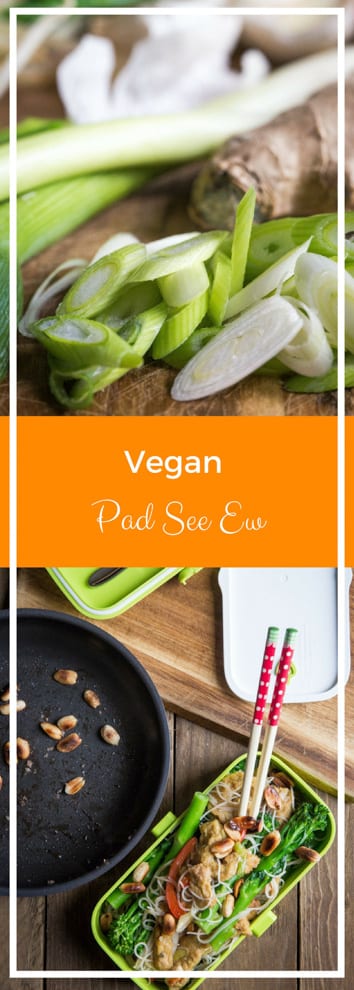 Vegan Pad See Ew - deliciously light but deceptively filling quick lunch or dinner, crammed with fresh veggies and Asian flavours - Vegan and Gluten Free | thecookandhim.com