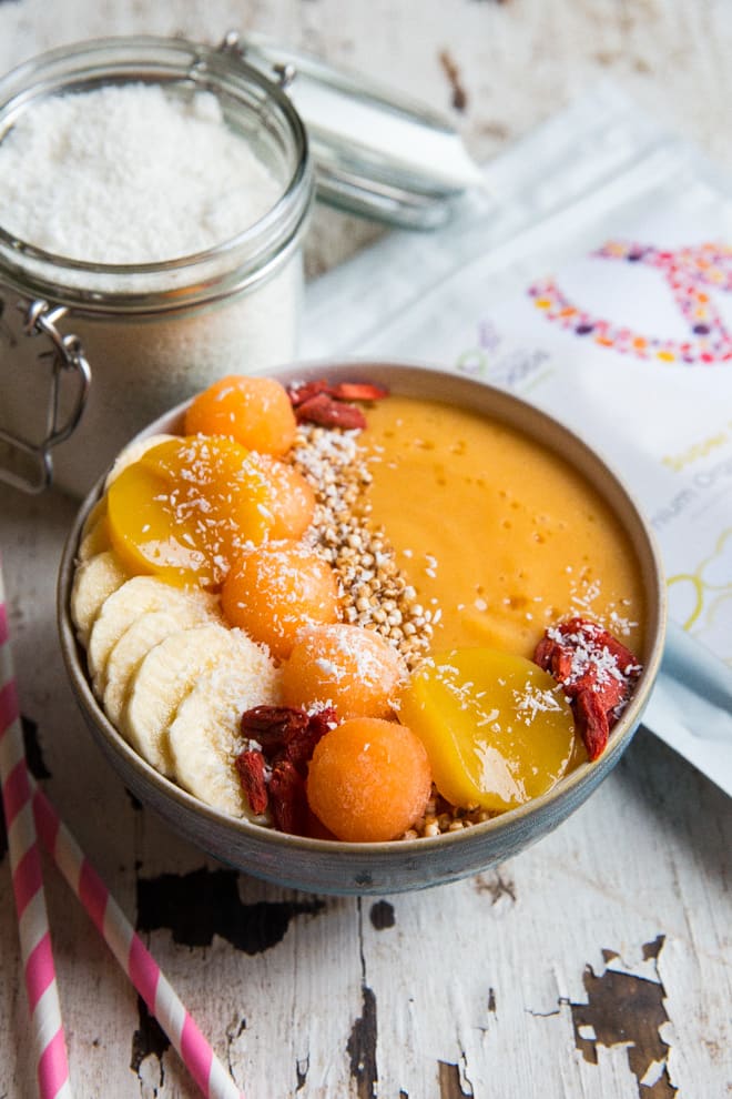 Baobab Tropical Fruit Smoothie Bowl