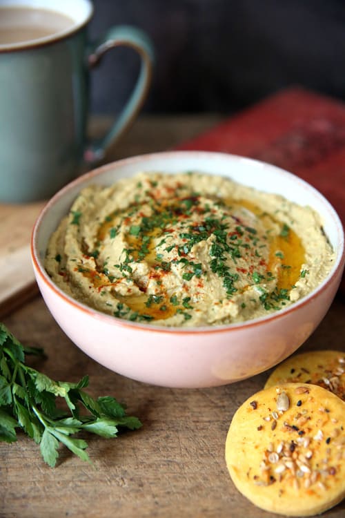 Sun-Dried Tomato & Basil Hummus