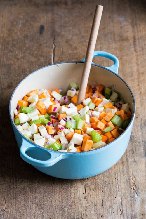 Ingredients for Hearty Vegetable Soup | thecookandhim.com