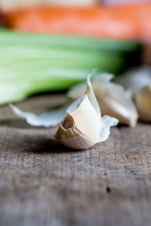 Garlic for Hearty Vegetable Soup | thecookandhim.com