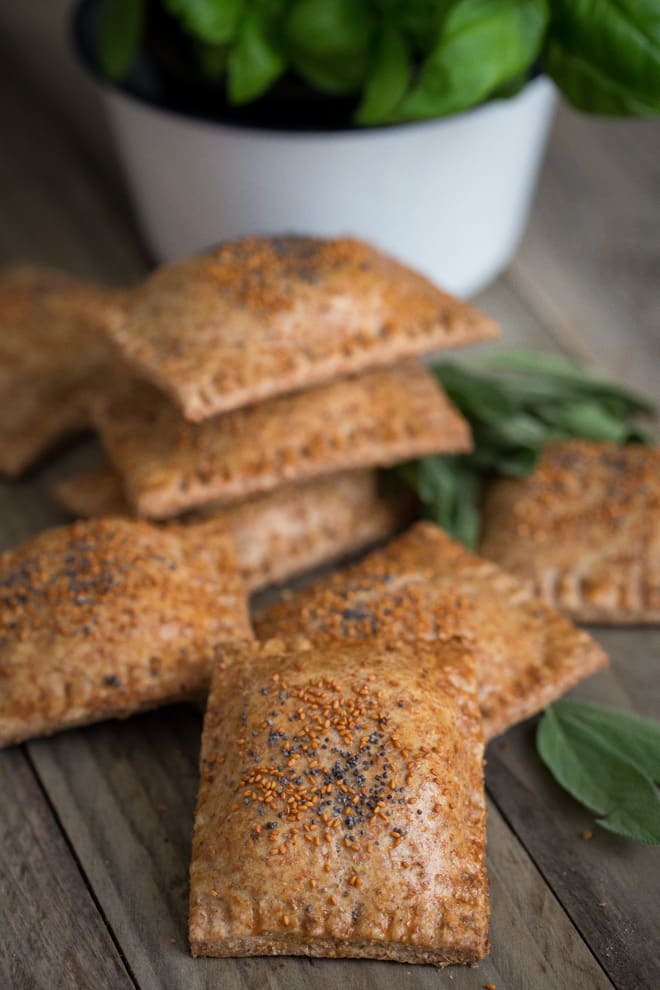 Leftovers Mini Pies - use your leftover stuffing to make these super tasty little hand pies for a quick post Christmas snack | thecookandhim.com