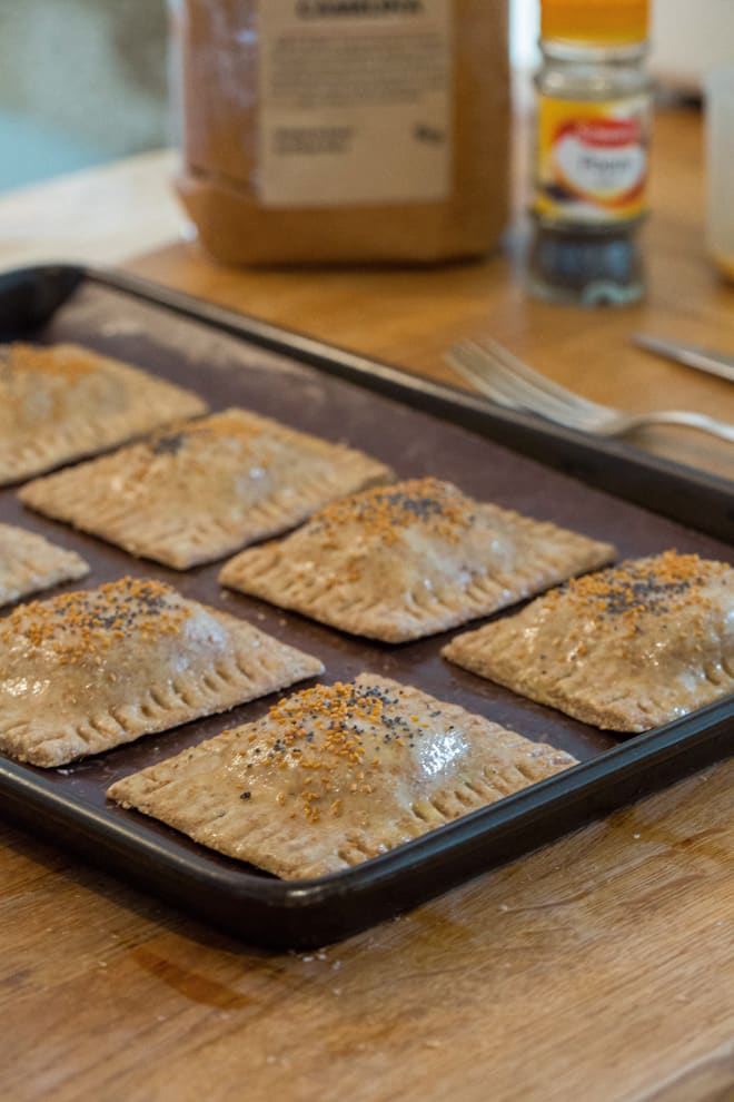 Leftovers Mini Pies - use your leftover stuffing to make these super tasty little hand pies for a quick post Christmas snack | thecookandhim.com