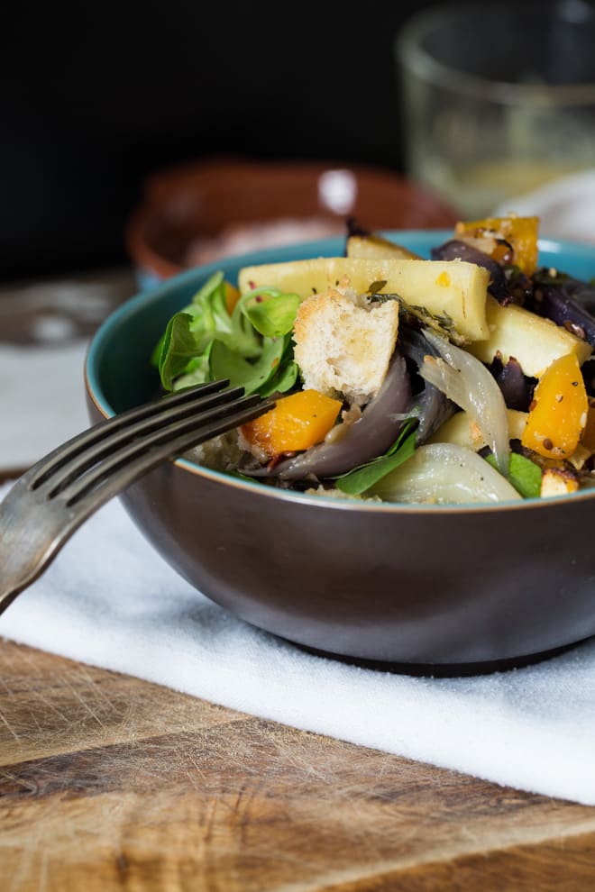 Maple and Thyme Winter Veggie Salad