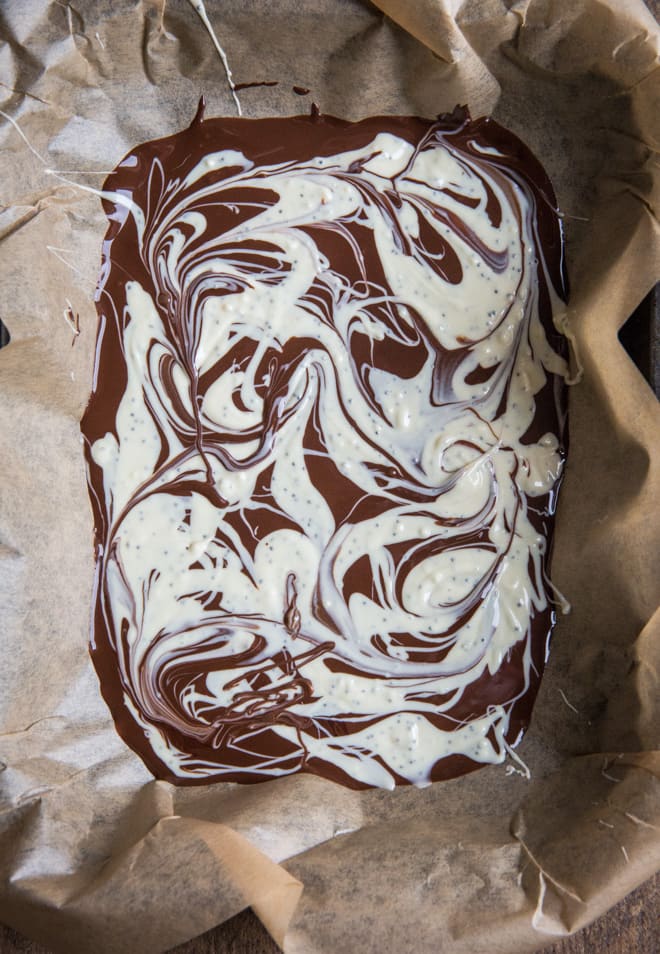 Nutty St Clement's Chocolate Bark - get the kids involved for Mother's Day with this super simple taste sensation - jam packed with nuts, dried fruits wrapped up in sublime Doisy and Dam chocolate | thecookandhim.com