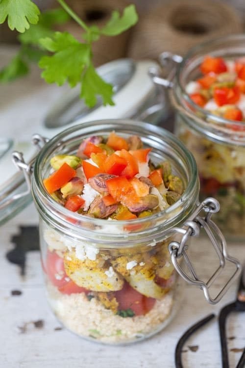 Roasted Cauliflower Quinoa Salad