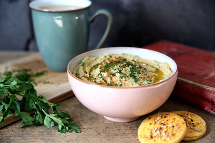 Sun-Dried Tomato & Basil Hummus