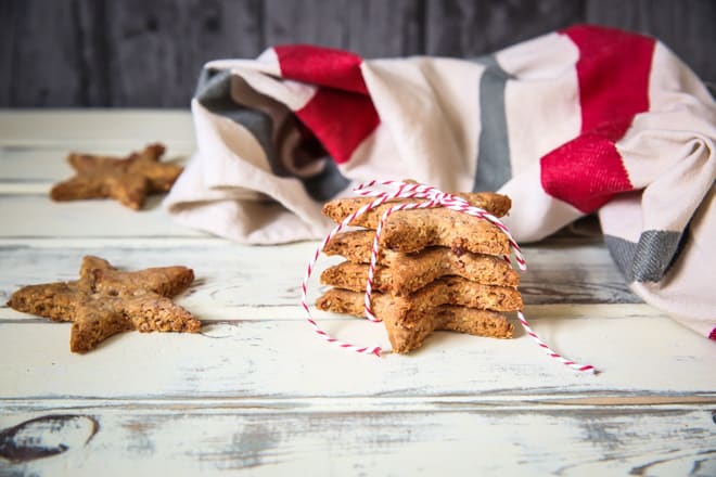 These homemade sweet potato dog treats contain only natural, healthy ingredients that your pup will LOVE! #dogtreats #homemadedogbiscuits #puptreats #sweetpotato | Recipe on thecookandhim.com