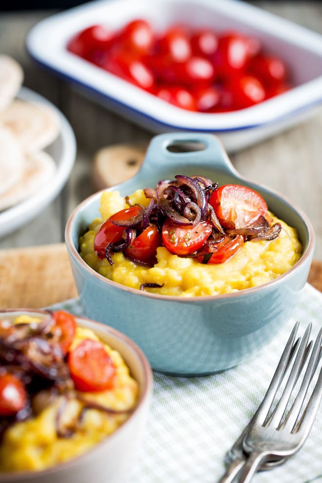 Yellow Split Pea and Cauliflower Dhal - easy to make and gently spiced with garlic, ginger and turmeric this bright and healthy dish is also very tasty and satisfyingly filling | Recipe on thecookandhim.com