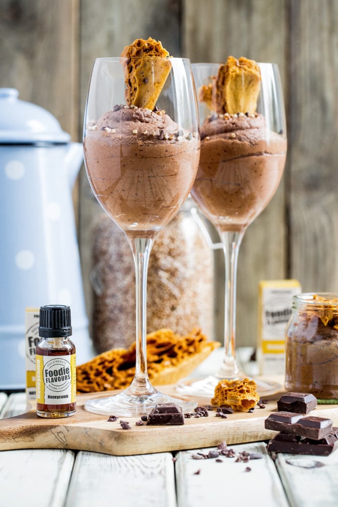 Honeycomb Chocolate Mousse