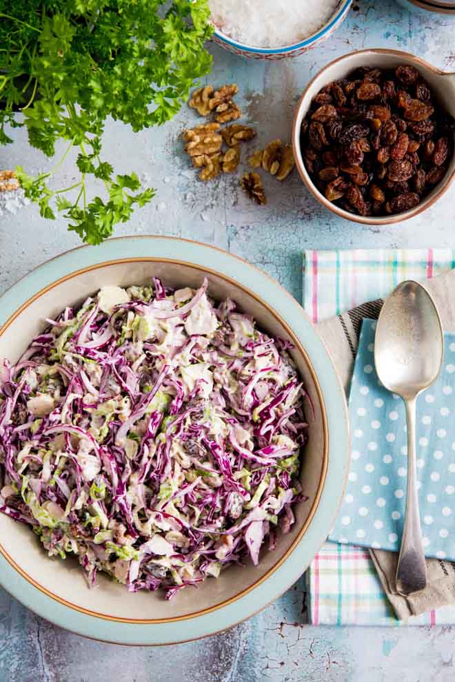 Winter Slaw - Creamy, Vegan and Delicious!