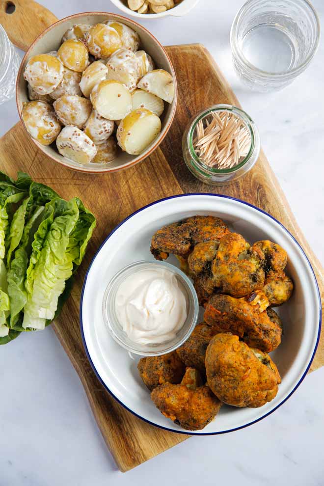 Buffalo Broccoli Bites