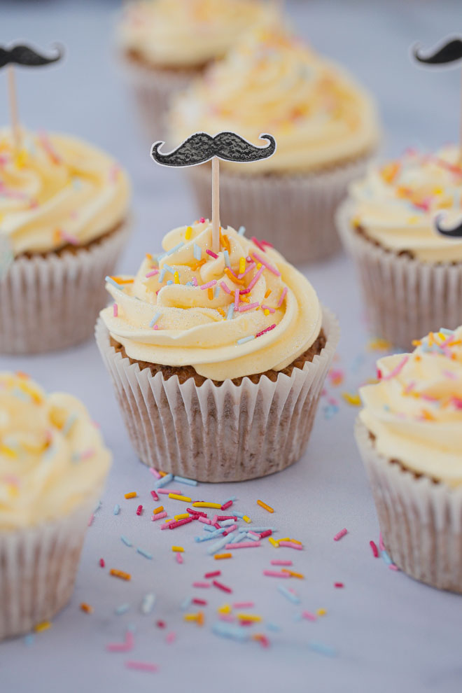 Funfetti Cupcakes with Vegan Buttercream