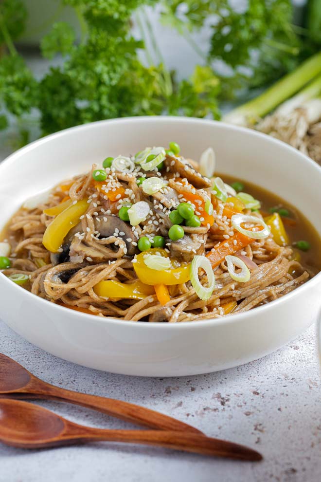 Instant Pot Vegetable Lo Mein