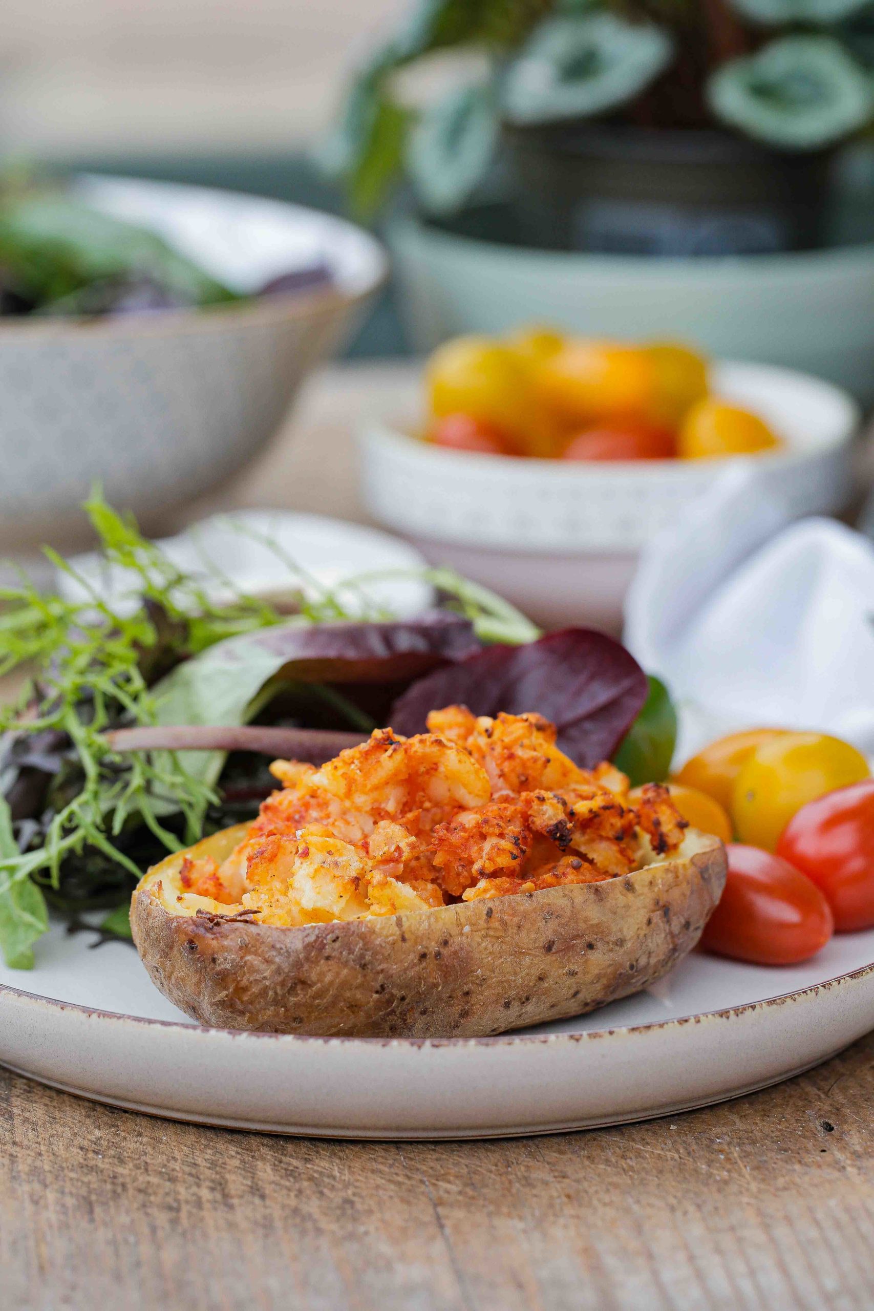 Pizza Stuffed Twice Baked Potatoes