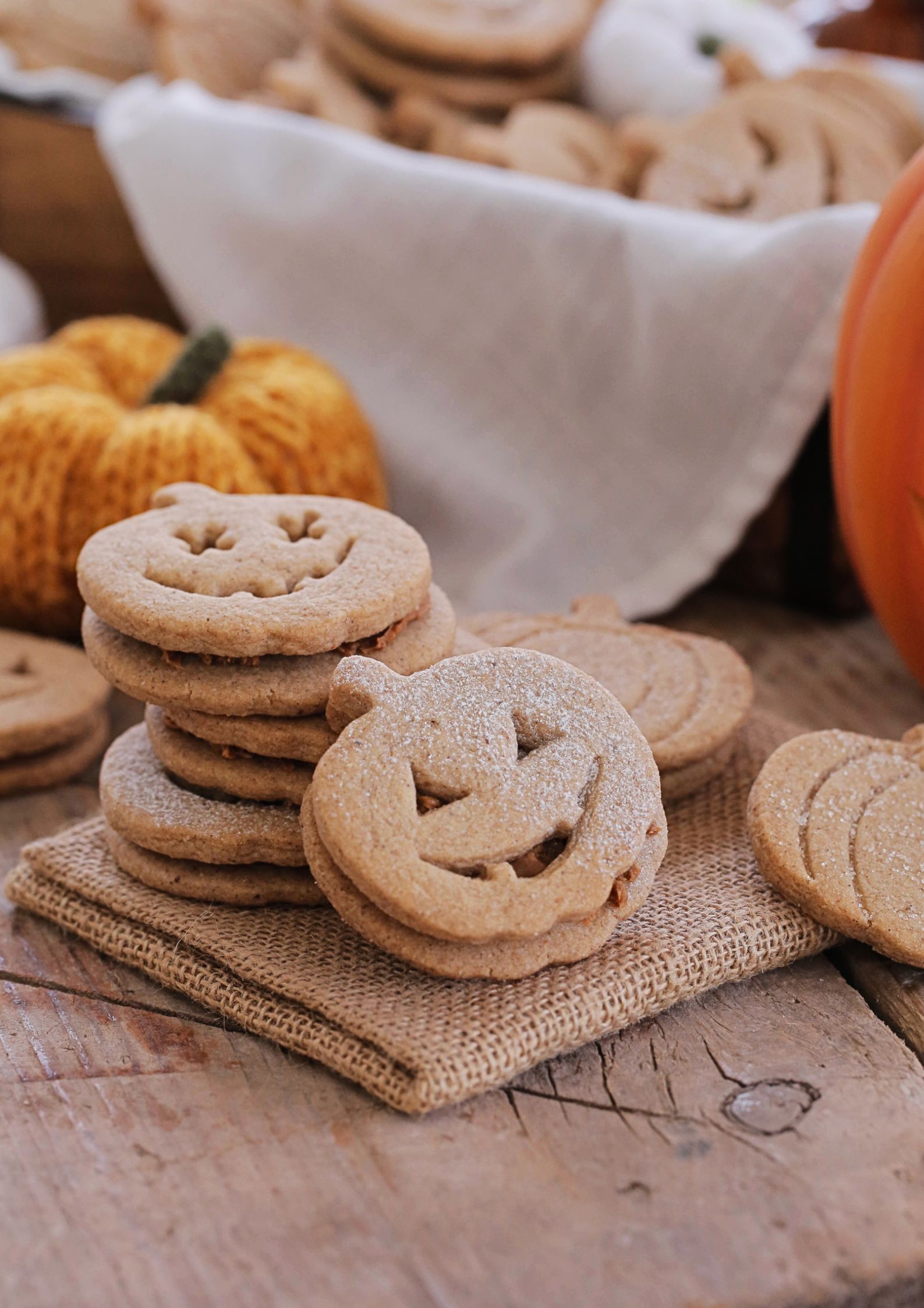 Pumpkin Spice Halloween Cookies