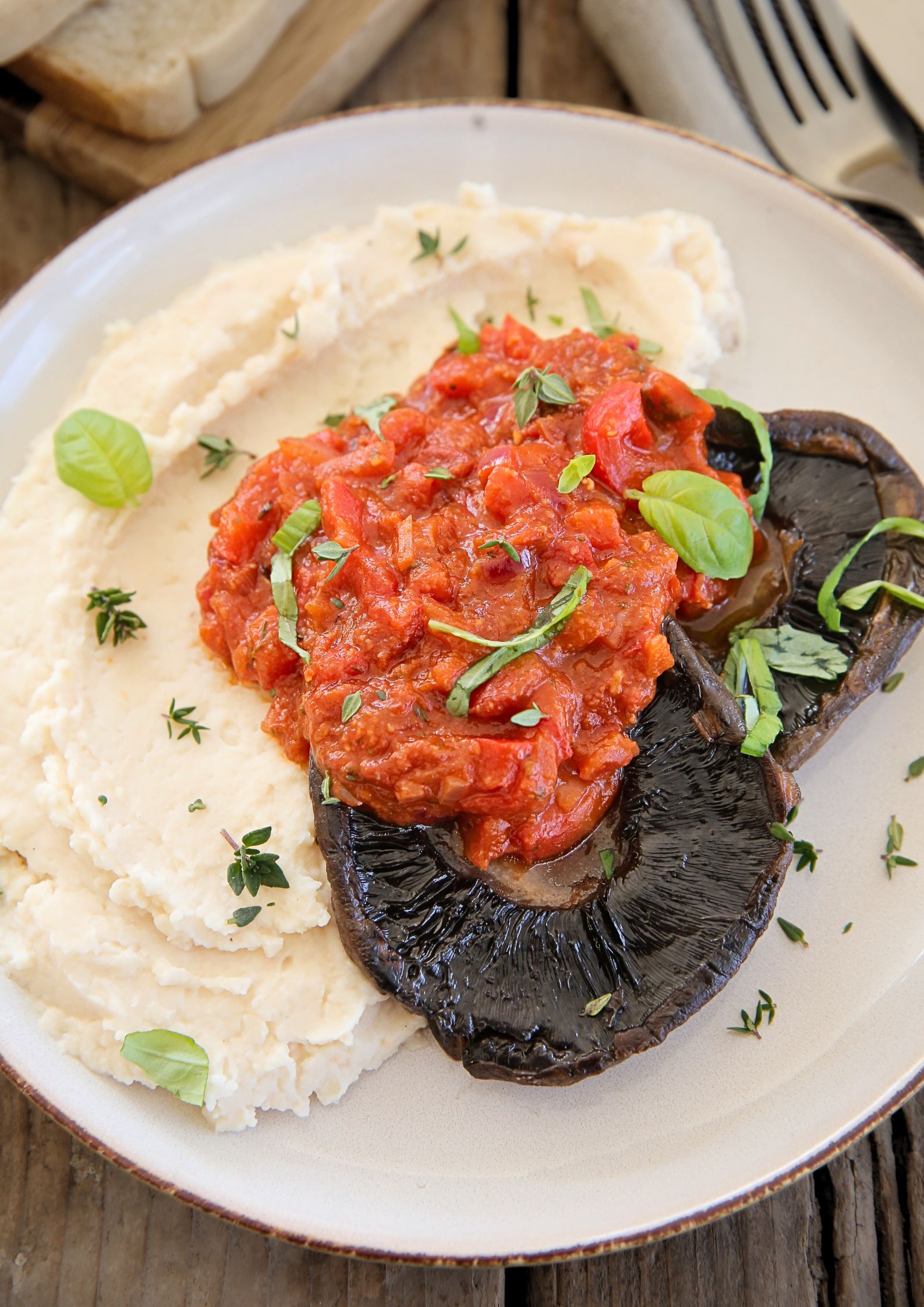 If you're looking for a hearty, flavourful, and protein-packed vegan dinner, this Field Mushrooms with Garlic Tomato Sauce and Creamy Butterbean Mash recipe is a must-try. Juicy, pan fried mushrooms bring a rich, meaty texture, while the silky butterbean mash adds a satisfying creaminess. Topped with a garlic tomato sauce, this dish is not only easy to make but also packed with plant based protein and wholesome ingredients. Whether you're after a comforting weeknight meal or an impressive vegan main course, this recipe ticks all the boxes.