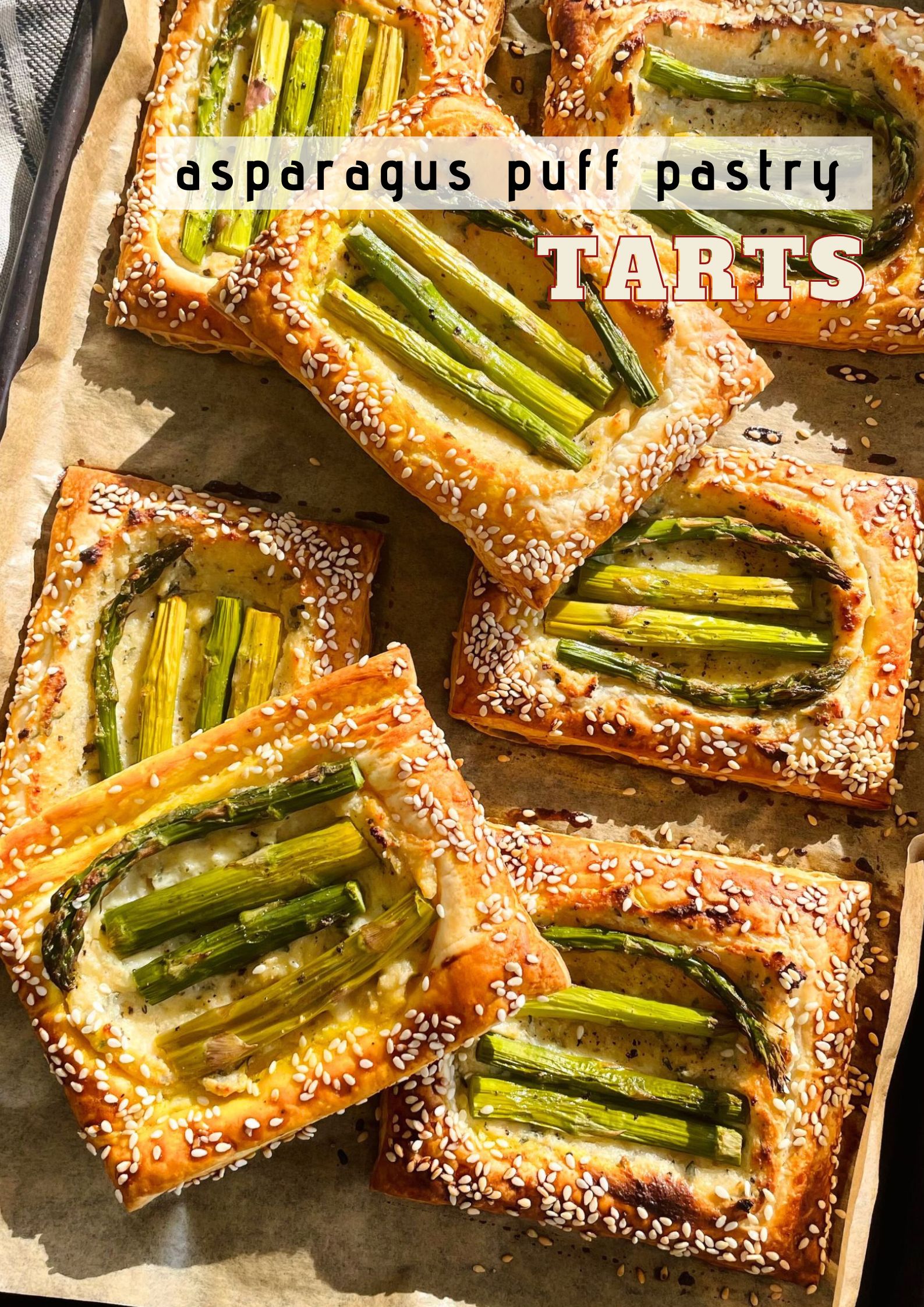 These easy vegan asparagus puff pastry tarts are a simple yet impressive way to enjoy seasonal flavours. Made with crispy, store-bought puff pastry, a creamy, dairy-free cheese spread, and tender roasted asparagus, they’re perfect for brunch, lunch, dinner or picnics. With minimal ingredients and just a few steps, these vegan tarts come together in no time, making them ideal for busy weeknights or effortless entertaining. Whether you’re looking for a vegan spring recipe, an easy asparagus tart, or a crowd-pleasing vegan puff pastry appetiser, this recipe delivers on both flavour and ease.